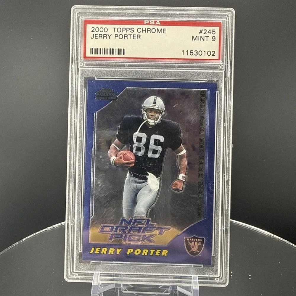 Jerry Porter 2000 Topps Chrome NFL Draft Pick Rookie /1650 Raiders (WPR)